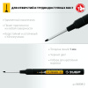 Строительный маркер для отверстий Зубр L30мм, d3,0 мм, черный арт. 06338-2