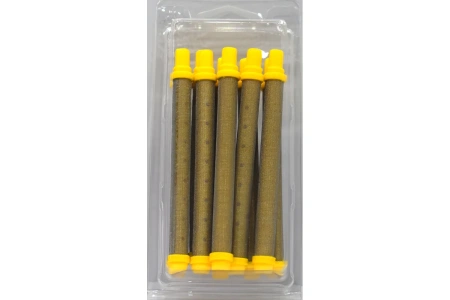 Фильтр сетчатый в ручку пистолета желтый 100 меш DP637F100A