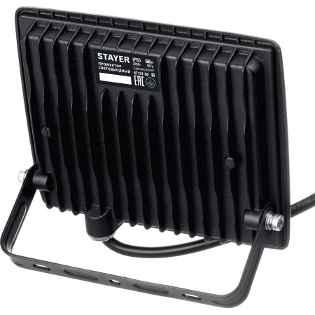 Светодиодный прожектор, STAYER LED-MAX, 50 Вт, 6500K, IP 65, арт. 57131-50