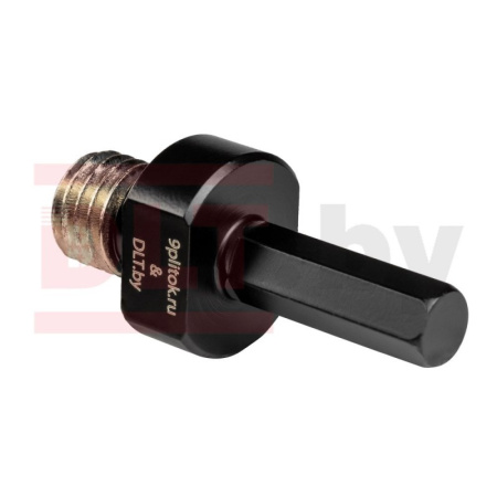 Хвостовик для алмазных коронок 55мм DLT, M14/HEX, 0287