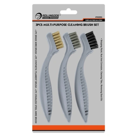 Набор щеток Rollingdog нейлон/латунь/сталь (3шт.) арт. 90088G