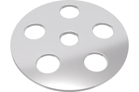 Шайба металлическая перфорированная 35мм Teplofom