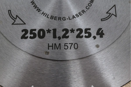 Диск алмазный отрезной 250*25,4 Hilberg Hyper Thin 1,2 mm HM570