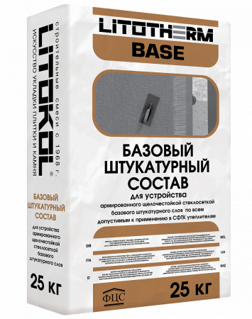 BASE LITOTHERM Базовый штукатурный состав LITOKOL 25 кг