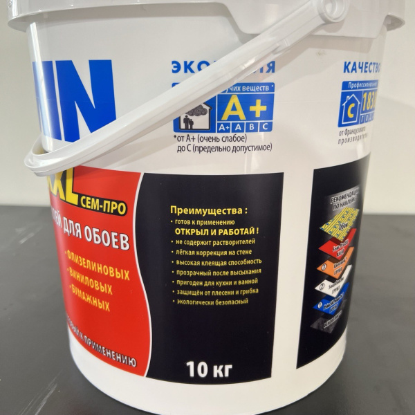 Клей для обоев SEM-PRO XXL / СЕМ-ПРО ХХЛ 10кг