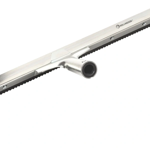 Ракля резиновая Rollingdog 610 мм V-образный зуб 6мм под резьбу серия Elite, арт. 90205