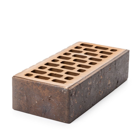 Облицовочный кирпич Тайга графит лава 1НФ 250х65х120 мм