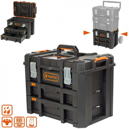 Кейс для инструментов TACTIX Pro, 320362 Кейс для инструментов TACTIX Pro, 320362