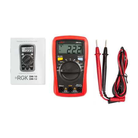 Мультиметр цифровой RGK DM-12 (Госреестр), 776561