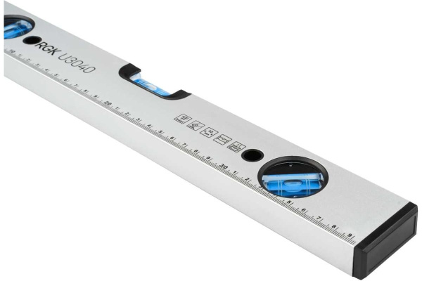 Уровень пузырьковый 400мм, 3 глазка, U3040 RGK, 751995